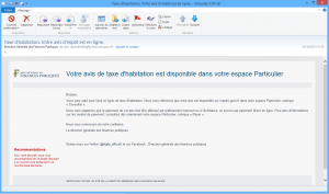 vrai email impots